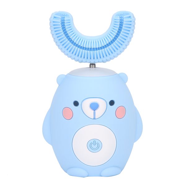 U Shaped Toothbrush for Kids Cartoon Bear
