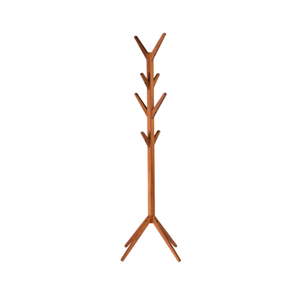 Coat Hanger - Brown Solid Beech Wood