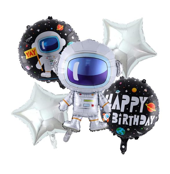 Astronaut Party Decorations Balloons Set - 5 Piece