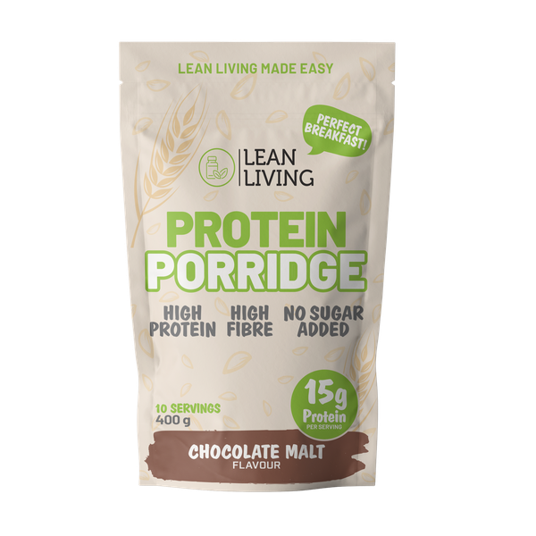 Lean Living Protein Porridge Chocolate Malt- High Protein Breakfast Meal