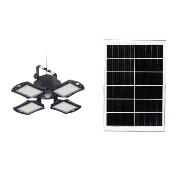 Solar Folding Light Plant Growth Fill Light LED Four-Leaf Free Transforming
