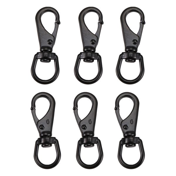 6Pack Swivel Snap Hooks Stainless Steel Spring Clips Flag Pole Clips