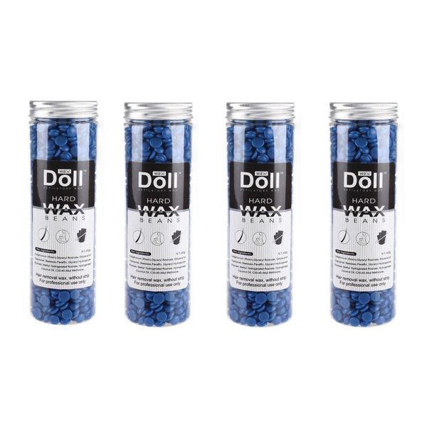 4 Packs of Doll Hot Wax Beans 400g each pack