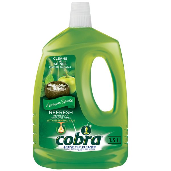 Cobra 1.5l, Active Tile Cleaner, Aroma Sense Refresh, Crisp Apple