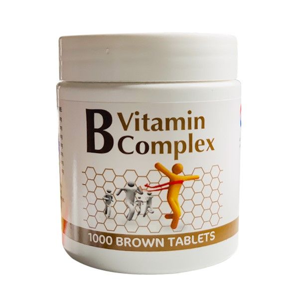 Pharmachem B Vitamin Complex 1000 Brown Tablets