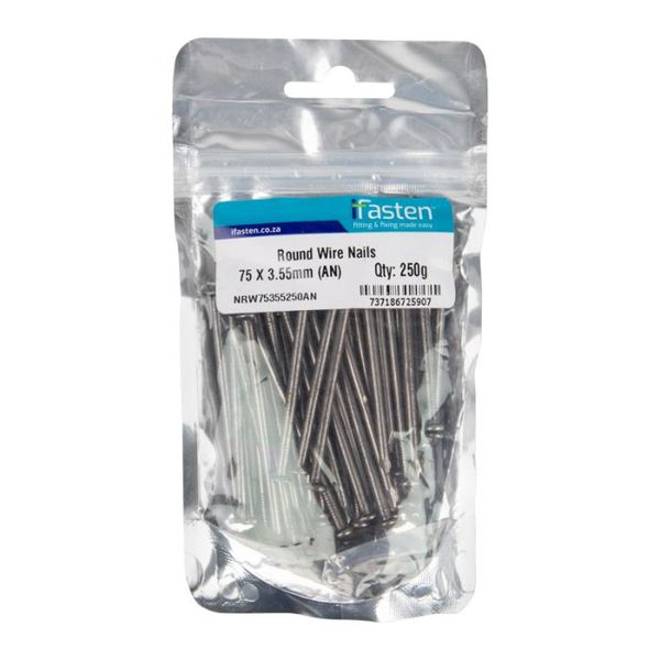 Ifasten Nail Wire Round 75MMx3.55MM 250G Pp