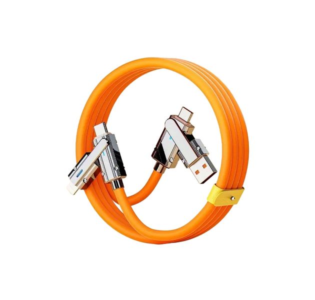 Boss Tech 4 In 1 PD100W Durable 180 Rotating Fast Charging Cable