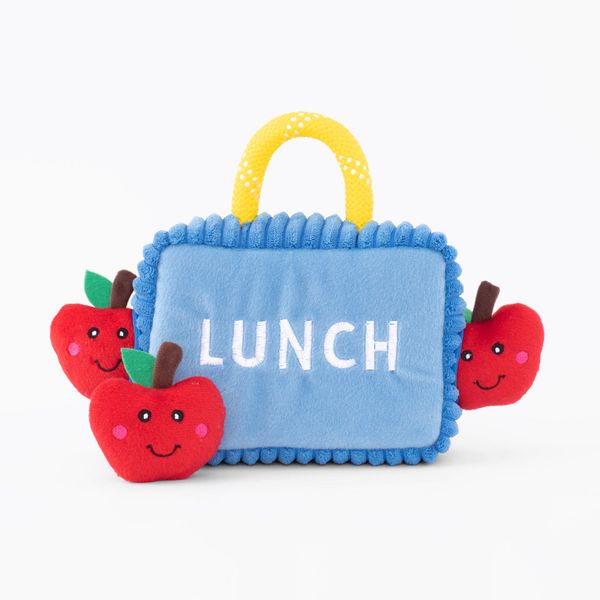 Zippy Paws Burrow - Lunchbox with Apples