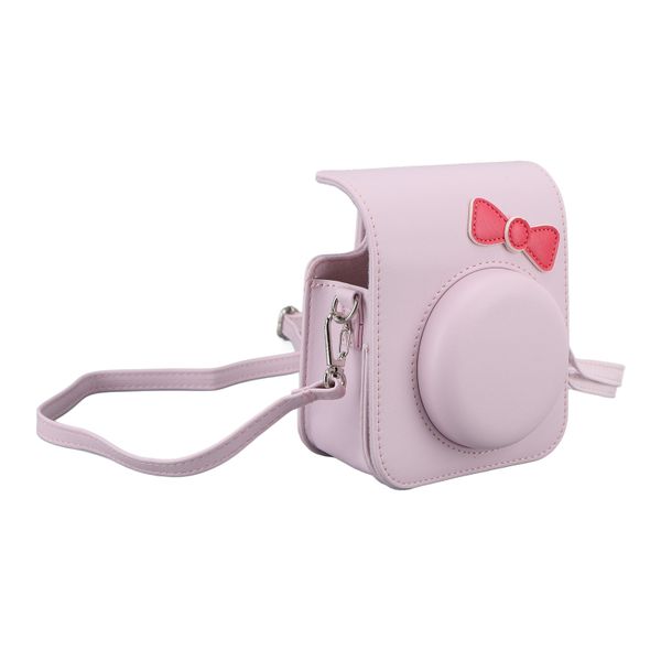Pink bow tie case for Fujifilm Mini 12