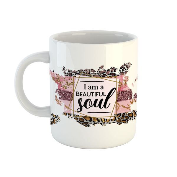 Mug Pink Leopard - Beautiful Soul