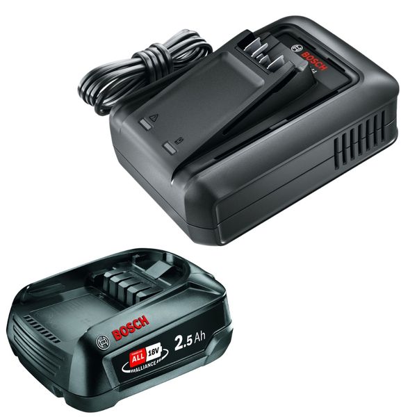 Bosch - 18V Charger (AL 18V-44) with 2.5Ah Battery (PBA 18V)