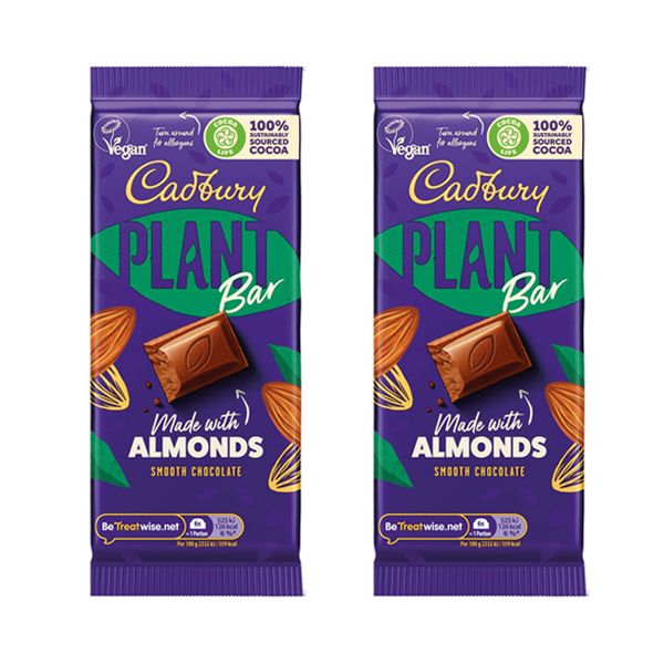 Cadbury Smooth Chocolate Plant Bar - 2 x 90g