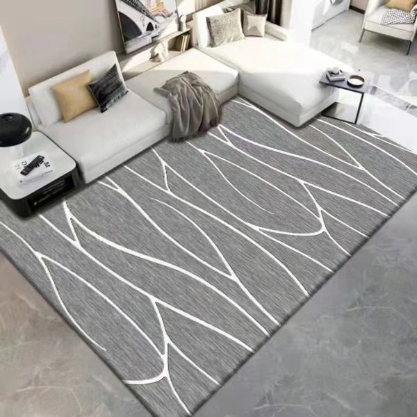 Classic Print Rug Grey & White Shop Today. Get it Tomorrow!