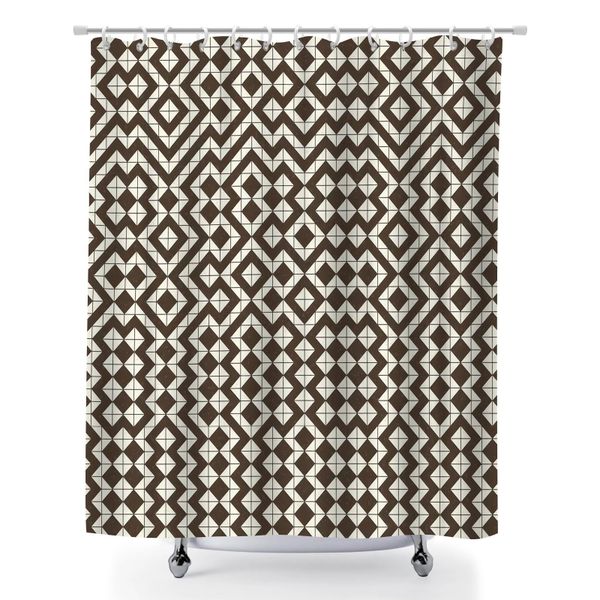 180x180cm Bath Curtain Stylish Art Print Shower Curtain for Relocation Gift