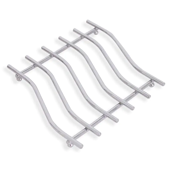 Kitro Wave Chrome Plated Pot Stand 180mm x 180mm