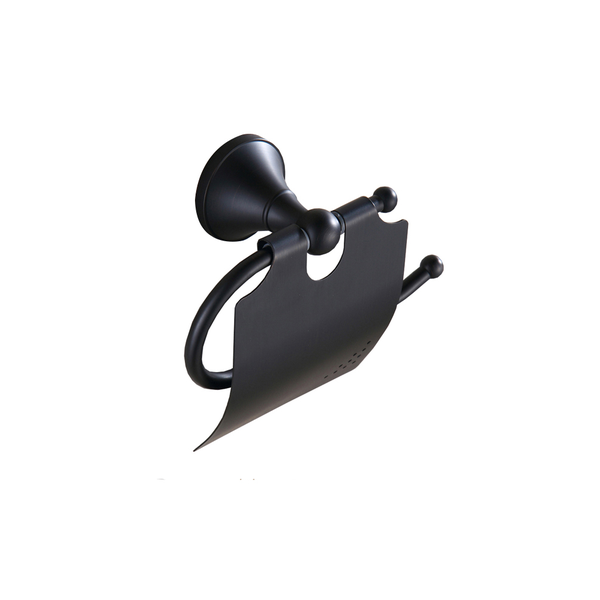 Trendy Taps Premium Bathroom Wall Mounted Blackened Brass Toilet Holder