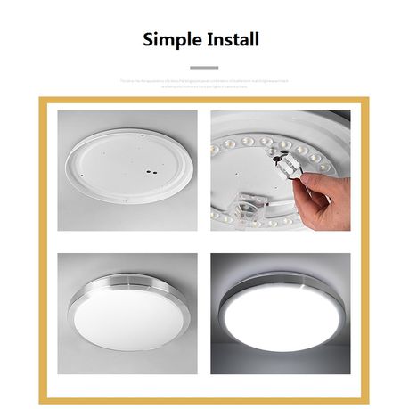 DrLight Ceiling Lamp Replacement Round Led Lights Cool White