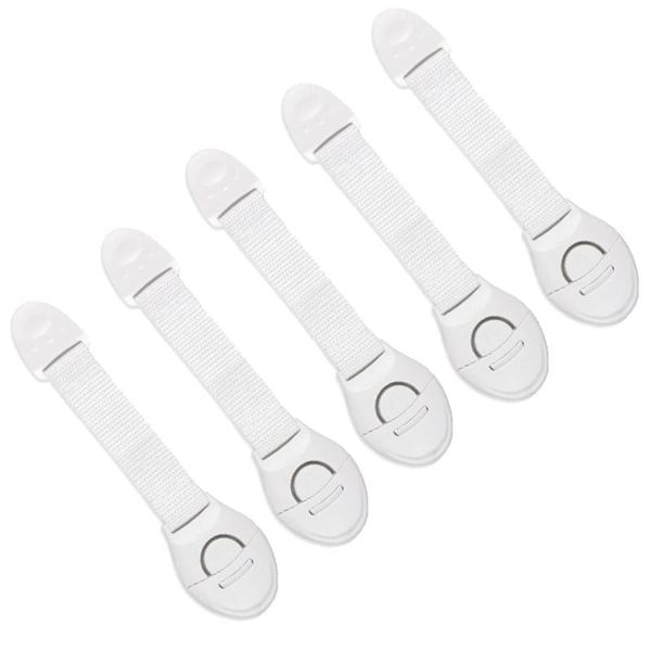 5 Piece Baby Safety Locks - White