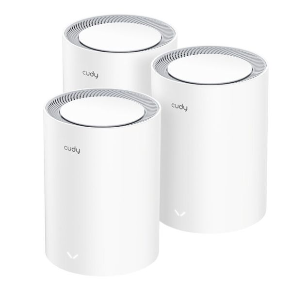 Cudy M1800 AX1800 Whole Home Mesh WiFi Router - 3 Pack