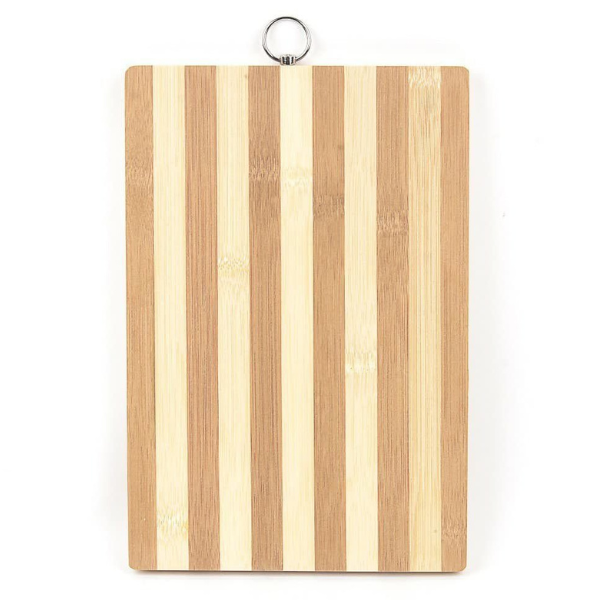 Bamboo Wood Chopping Board - Premium Teak Cutting Board - Eco-friendly 34cm