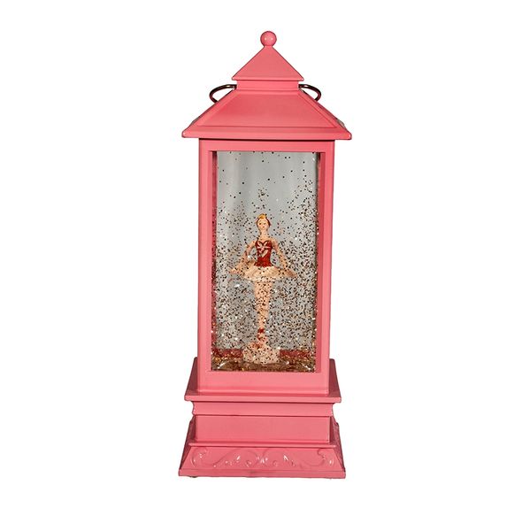 Pink Lantern with Piroutting Ballerina &amp; Glitter Flow