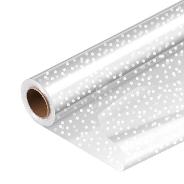 Dotted Cellophane Wrap Roll