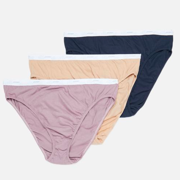 Jockey Ladies Underwear - French Cut Panties - 3 Pack - Queen Size