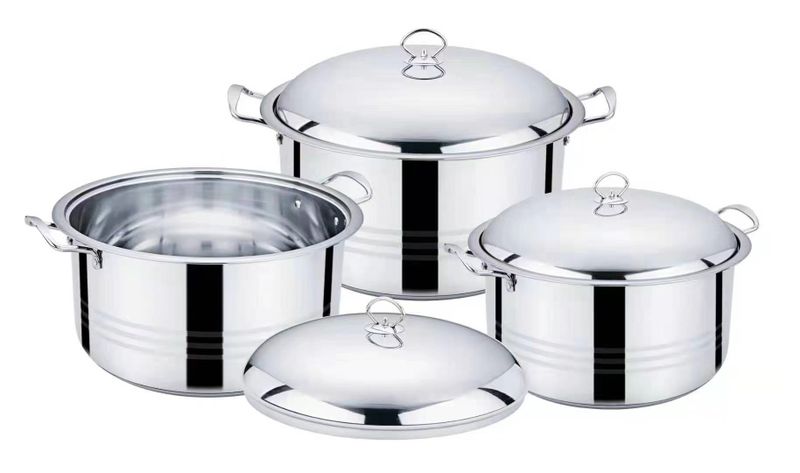 Dessinl High Quality Stainless Steel Pot 3 Sets