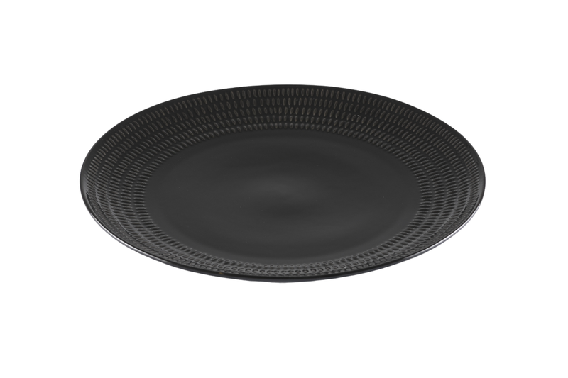 Yvonne Chaka Chaka - Rice Charger Plate - Black