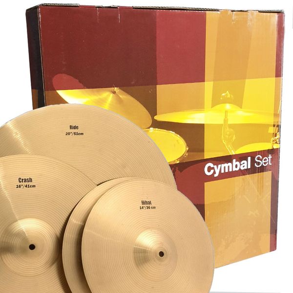 Bergen U460 Cymbal Pack - 14, 16, 20