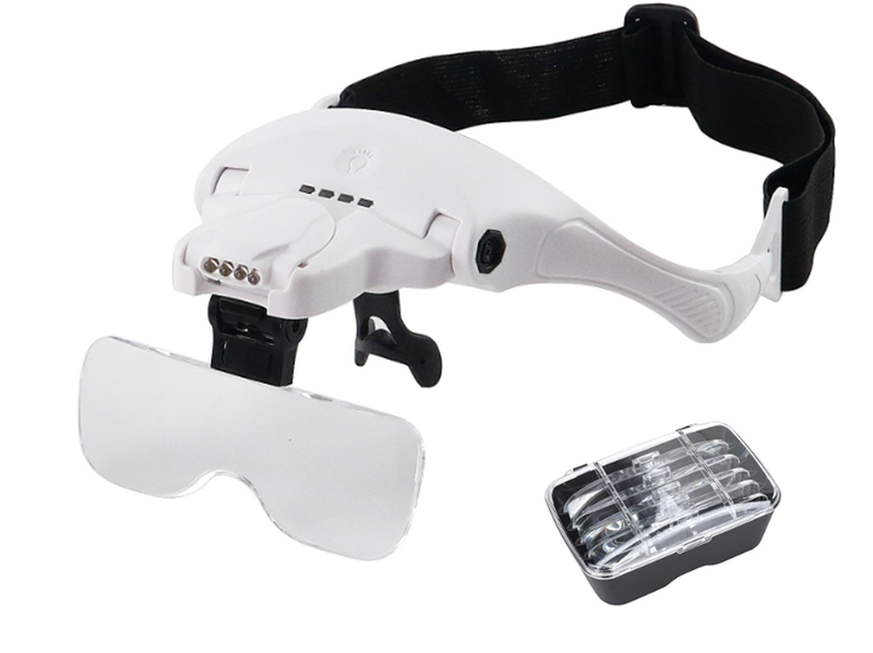 Portable Magnifying Glass,with LED Illumination, 5 Different Sizes