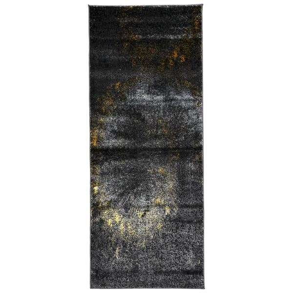 Rugs &amp; Decor / Modern Deep Grey Turkish Runner Rug - 200 x 80 cm