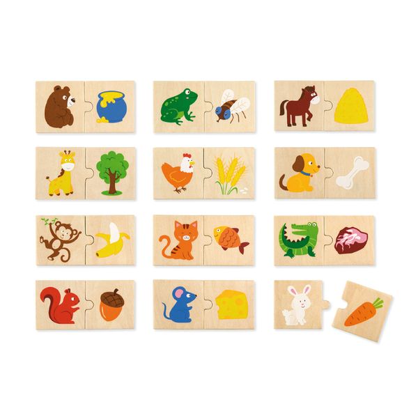Animal Feeding Puzzle Set