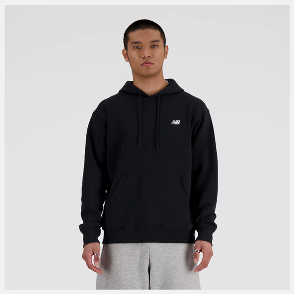 New Balance Men's Brushed Fleece Hoodie - Black
