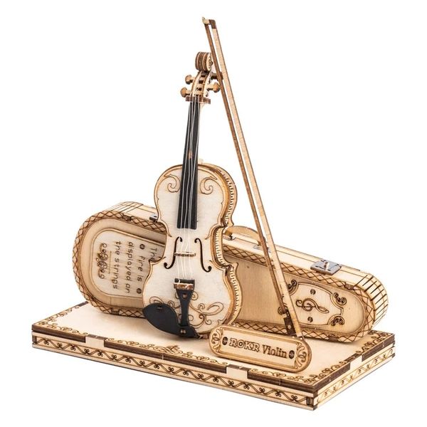 Robotime Violin Capriccio Model 3D Wooden Puzzle - 62pcs