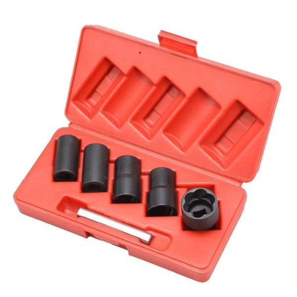 Force 6Pc 1/2"Dr Twist Socket Set