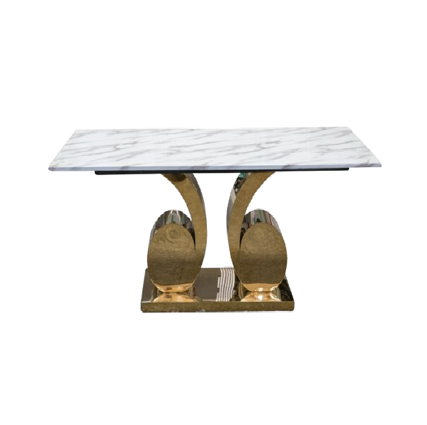 Elegant Marble Top Dining Table