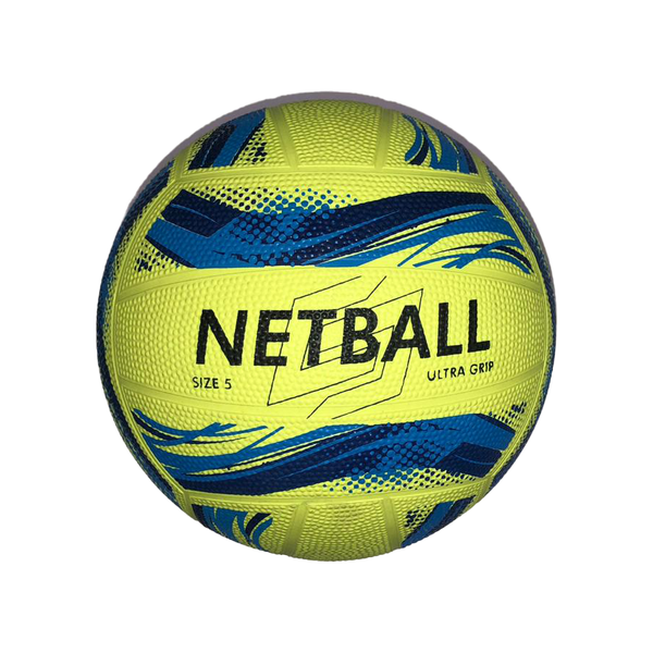 SNS Ultra Grip Netball Yellow (Size:5)