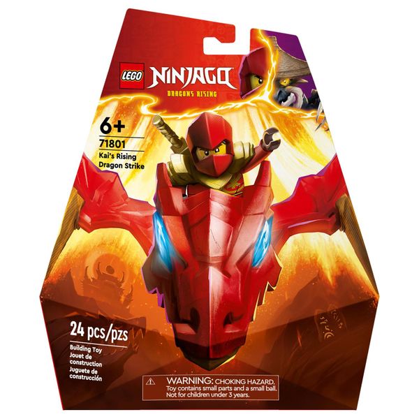 LEGO® NINJAGO® Kai’s Rising Dragon Strike 71801 Building Toy Set - 24 Pieces