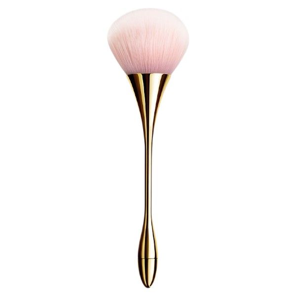 Makeup Brush For Loose Powder - Gold