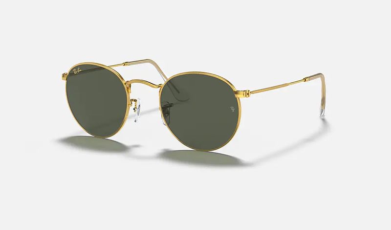 Ray-Ban Round - Metal Sunglasses RB3447 Legend Gold
