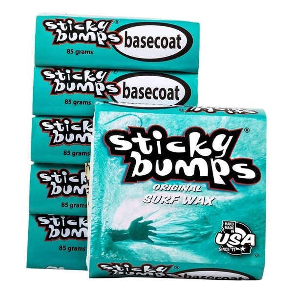 Sticky Bumps Original Basecoat | 5-Pack Surfboard Wax