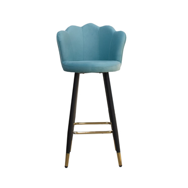 1 x Theodore Blue Bar Stool
