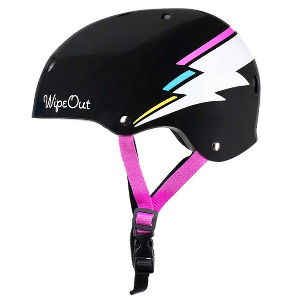 Wipeout Wipeout Helmet - New - Black Bolt