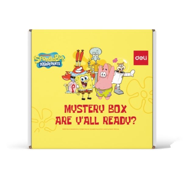 Deli x SpongeBob Stationery Mystery Box gift box