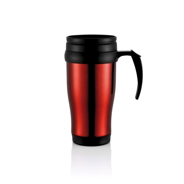 Stainless Steel Travel Mug - Red