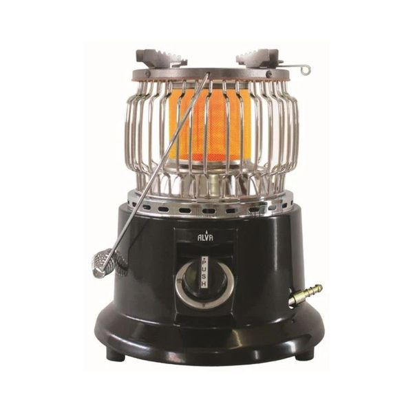 Alva 2 In 1 Portable Gas Stove Cooker And Heater Combo