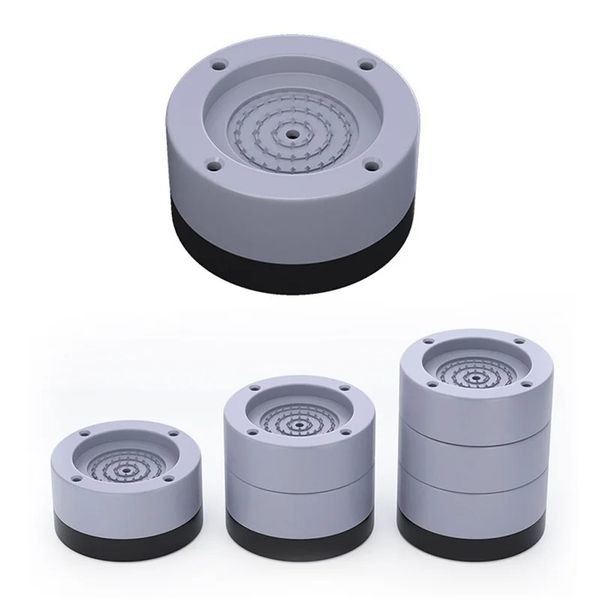 4Pcs Washing Machine / Dryer Anti-Vibration Foot Pads - Grey