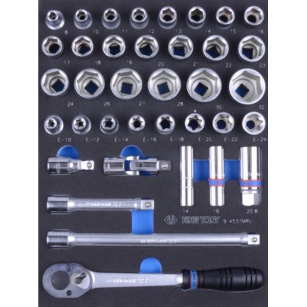 Socket Set - 1/2" - 37 Piece - EVA Foam Packing