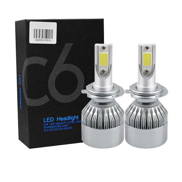 H4 Car Headlight Bulbs 8000LM 55w LED - Set Of 2 Bulbs - 8000LM